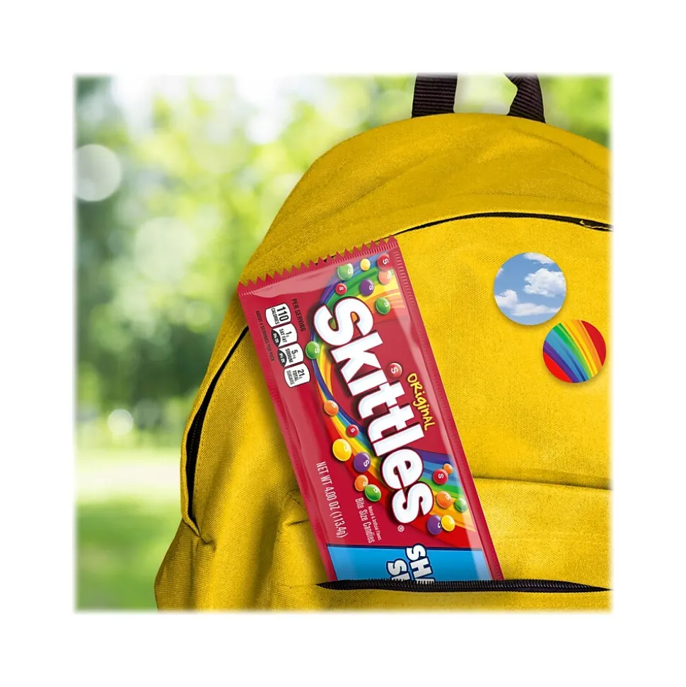 Skittles Original Fruit Flavored Candy, 4 oz (MMM04460)