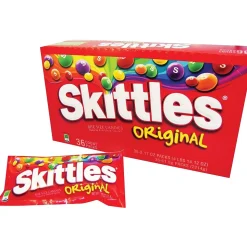 Skittles Original Fruit Flavored Candy, 2.17 oz, 36/Box (MMM01160)