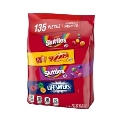 Skittles, Starburst, and Life Savers Bulk Party Pack, Assorted Flavors, 45.85 oz. (459752)