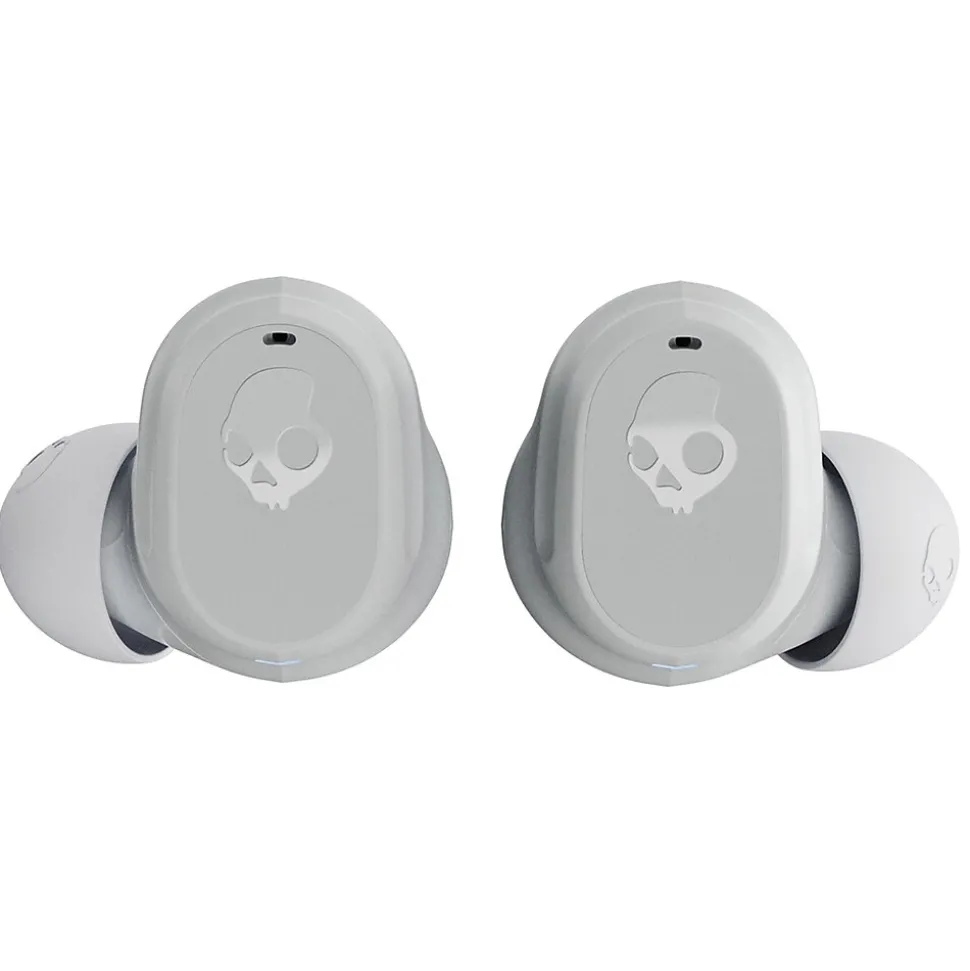 Skullcandy Mod True Wireless Earbuds with Microphone & Charging Case, Bluetooth, Light Gray (S2FYW-P751)