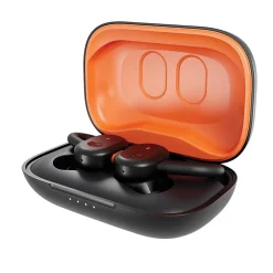 Skullcandy Push Active True Wireless Stereo Earbuds with Microphone, Bluetooth, True Black (S2BPW-P740)