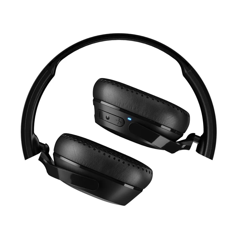 Skullcandy Riff 2 Wireless On-Ear Headphones, Bluetooth, True Black (S5PRW-P740)