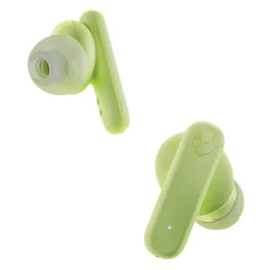 Skullcandy Smokin' Buds True Wireless Earbuds with Microphone & Charging Case, Bluetooth, Matcha (S2TAW-R954)
