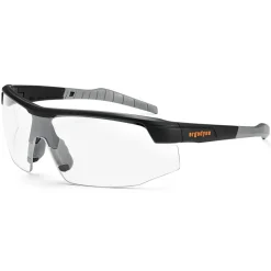 Skullerz® Skoll Safety Glasses, Clear Lens, Black (59000)