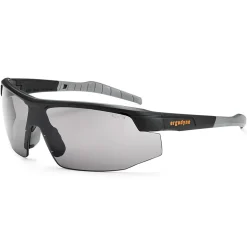 Skullerz® Skoll Safety Glasses, Smoke Lens, Black (59030)