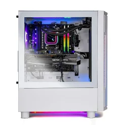 Skytech Archangel 4 Gaming Desktop, AMD Ryzen 7 5700, 16GB RAM , 1TB SSD, NVIDIA GeForce RTX 3050, White