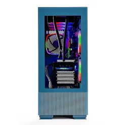 Skytech Azure 2 Gaming Desktop, Intel i5-12400F, 16GB RAM, 500GB SSD, Intel Arc A750 Graphics, Blue