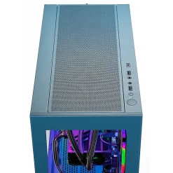 Skytech Azure 2 Gaming Desktop, Intel i5-12400F, 16GB RAM, 500GB SSD, Intel Arc A750 Graphics, Blue
