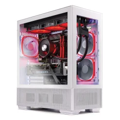 Skytech Azure 2 Gaming Desktop, AMD Ryzen 7-5700, 16GB RAM, 1TB SSD, NVIDIA RTX3050 Graphics, White