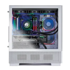 Skytech Azure 2 Gaming Desktop, AMD Ryzen 7-5700, 16GB RAM, 1TB SSD, NVIDIA RTX3050 Graphics, White