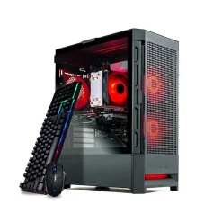 Skytech Blaze 4 Mini Gaming Desktop, Ryzen 7 5700, 16GB RAM, 2TB NVMe Solid State Drive, NVIDIA RTX 3050, Black