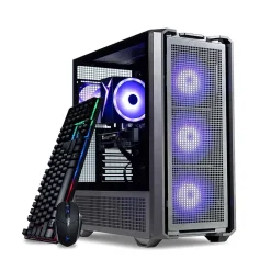 Skytech Edge Gaming Desktop, AMD Ryzen 7 5700, 32GB RAM, 1TB SSD, NVIDIA GeForce RTX 4060 Graphics, Black