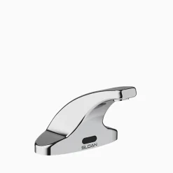 Sloan Hardwired-Powered Touchless Deck-Mounted Mid Integrated Base Body Faucet Polished Chrome (3362116)