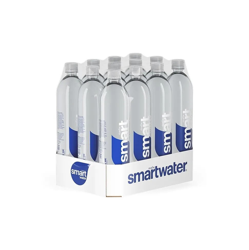 Smartwater Distilled Water, 33.8 oz., 12/Carton (786162338006)