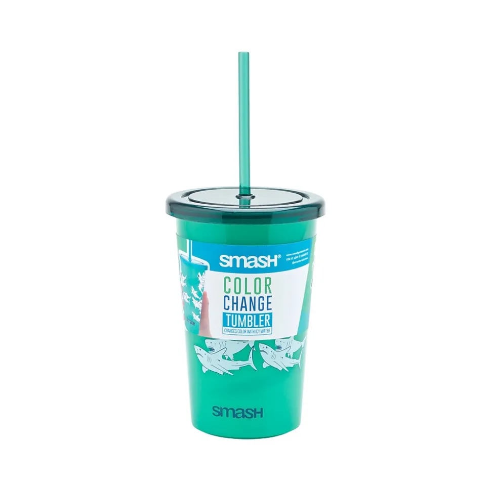 Smash Shark Color-Changing Tumbler, Light Green/Dark Green, 20.28 oz. (34131)