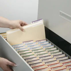 Smead 100% Recycled File Folders, 1/3-Cut Tab, Legal Size, Manila, 100/Bx (15339)