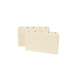 Smead 5" x 8" Index Card Files, Manila, 25/Set (57076)