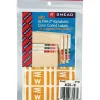 Smead AlphaZ ACCS Color-Coded Alphabetic Labels, W, Yellow/White, 100/Pk (67193)