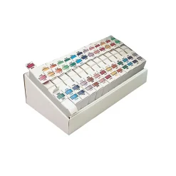 Smead BCCR Bar Style Color-Coded File Folder Labels, 1" x 1.25", Assorted Colors, 500/Rolls, 26 Rolls/Box (67070)