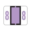 Smead BCCRN Color Coded Numeric Labels, 8, Lavender, 500/Roll (67378)