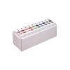 Smead BCCRN Color Coded Numeric Labels - 0-9, 1.25" x 1", Assorted Colors, 500/Roll (67380)