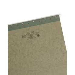 Smead Box Bottom Hanging File Folders, 1" Expansion, Letter Size, Standard Green, 25/Box (64239)