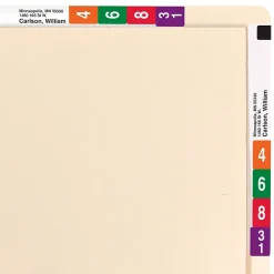 Smead Conversion Top and End-Tab File Folders, Straight-Cut Tabs, Letter Size, Manila, 100/Bx (24190)