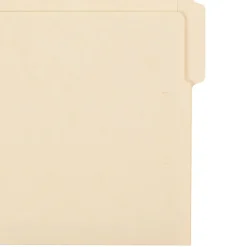 Smead End Tab File Folder, Shelf-Master Reinforced 1/3-Cut Tab, Letter Size, Manila, 100/Box (24134)