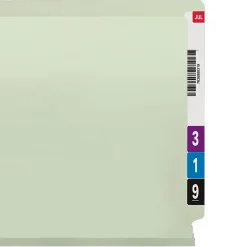 Smead End Tab Pressboard File Folder, Straight-Cut Tab, 2