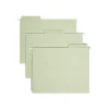 Smead FasTab Recycled Hanging File Folder, 3-Tab Tab, Letter Size, Moss, 20/Box (64032)