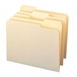 Smead File Folder, 1/3-Cut Tab, Letter Size, Manila, 100/Bx (10338)