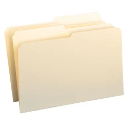 Smead File Folder, 1/2-Cut Tab, Legal Size, Manila, 100/Box (15320)