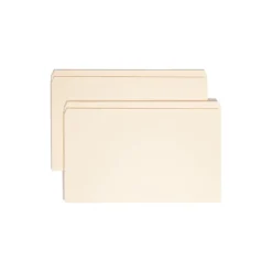 Smead File Folder, Reinforced Straight -Cut Tab, Legal Size, Manila, 100 Per Box (15310)