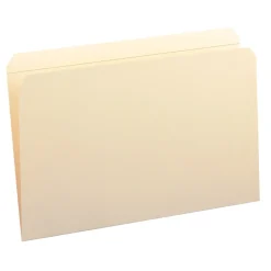 Smead File Folder, Reinforced Straight -Cut Tab, Legal Size, Manila, 100 Per Box (15310)
