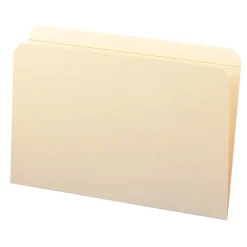 Smead File Folder, Reinforced Straight -Cut Tab, Legal Size, Manila, 100 Per Box (15310)
