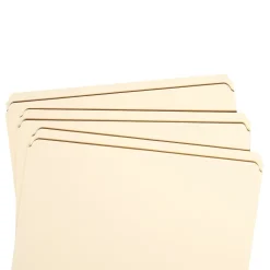 Smead File Folder, Reinforced Straight -Cut Tab, Legal Size, Manila, 100 Per Box (15310)