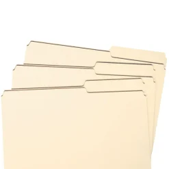 Smead File Folder, Reinforced 2/5-Cut Tab Right Position, Legal Size, Manila, 100/Box (15386)