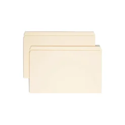 Smead File Folder, Straight-Cut, Legal Size, Manila, 100/Bx (15300)