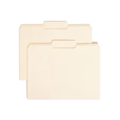 Smead File Folders, 1/3-Cut Tab, Letter Size, Manila, 100/Box (10332)