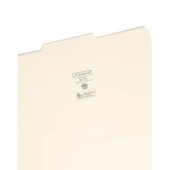 Smead File Folders, 1/3-Cut Tab, Center Position, Legal Size, Manila, 100/Box (15332)