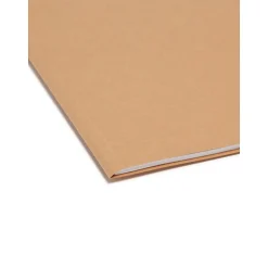 Smead File Folders, Reinforced 2/5-Cut Tab Right Of Center, Guide Height, Letter Size, Kraft, 100/Box (10776)
