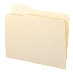 Smead File Folders, Reinforced 1/3-Cut Tab, Letter Size, Manila, 100/Box (10335)