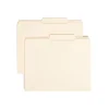 Smead File Folders, Reinforced 2/5-Cut Tab, Letter Size, Manila, 100/Box (10376)