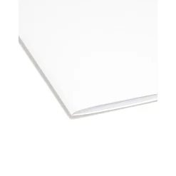 Smead File Folders, 1-Tab, Letter Size, White, 100/Box (12810)