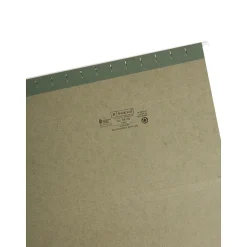 Smead Hanging File Folders, 1/3-Cut Adjustable Tab, Legal Size, Standard Green, 25/Box (64135)