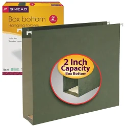 Smead Hanging File Folders with Box Bottom, 2