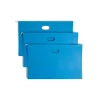 Smead Hanging File Folders, 1/5-Cut Adjustable Tab, Legal Size, Sky Blue, 25/Box (64370)