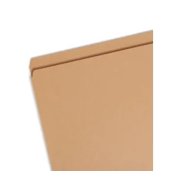 Smead Heavy Duty Straight Cut Tab File Folder, Legal Size, Kraft, 100/Box (15710)