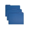 Smead Interior File Folder, 1/3-Cut Tab, Letter Size, Navy, 100/Box (10279)