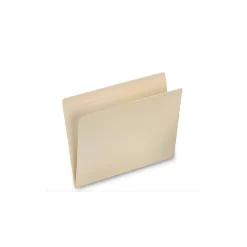 Smead Pocket Folder, Reinforced Straight-Cut Tab, Letter Size, Manila, 50/Bx (10315)